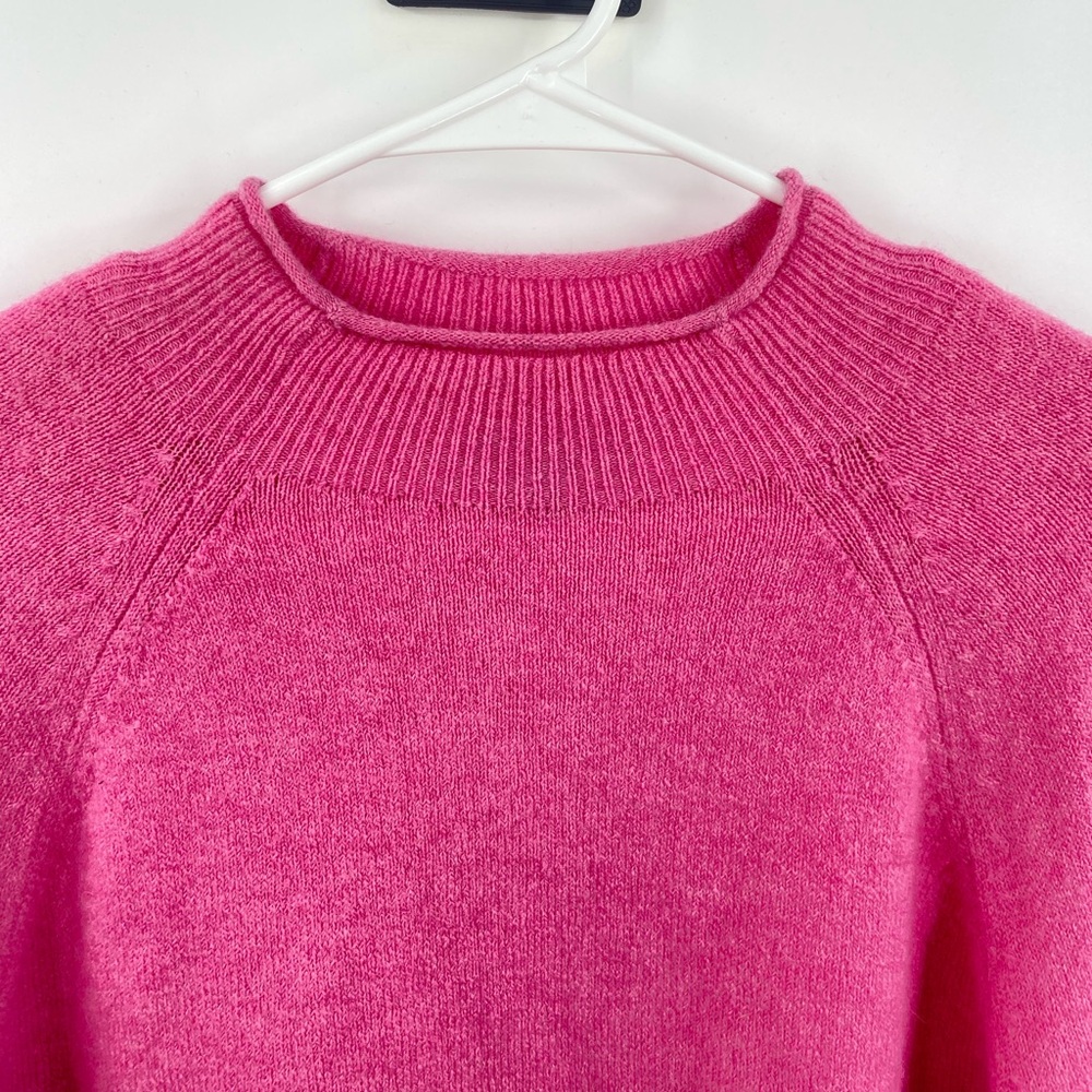 J. Crew Pink Rollneck Sweater Small - Picture 3 of 7